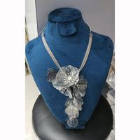 Kavita Art Sparkling Flower Design Austrian Stone Necklace Set