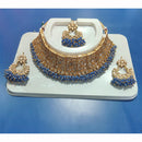 Kavita Art Elegant Shine Crystal and Pearl Choker Necklace Set