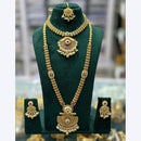 Kavita Art Eternal Charm Pota Stone And Pearl Long Necklace Set