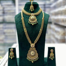 Kavita Art Eternal Charm Pota Stone And Pearl Long Necklace Set