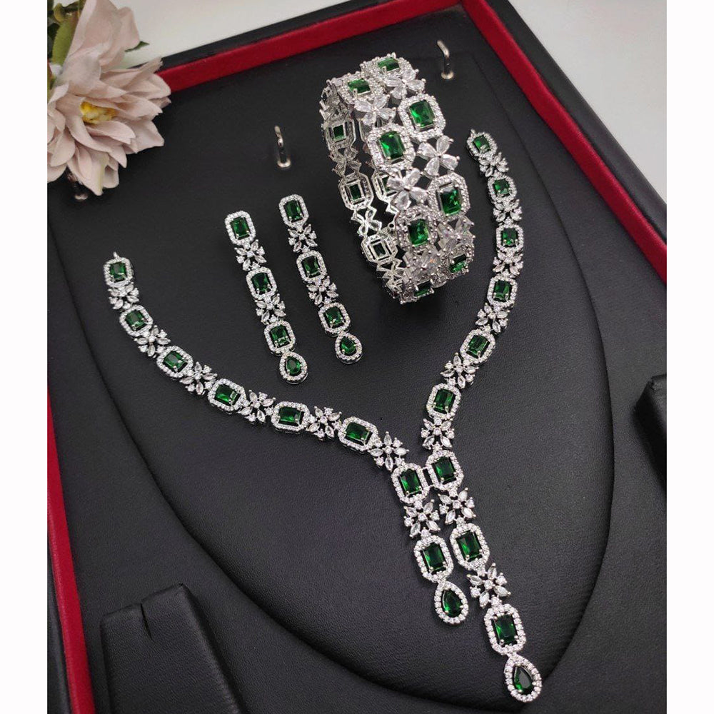 Kavita Art Sparkling Shine Austrian Stone Necklace Set