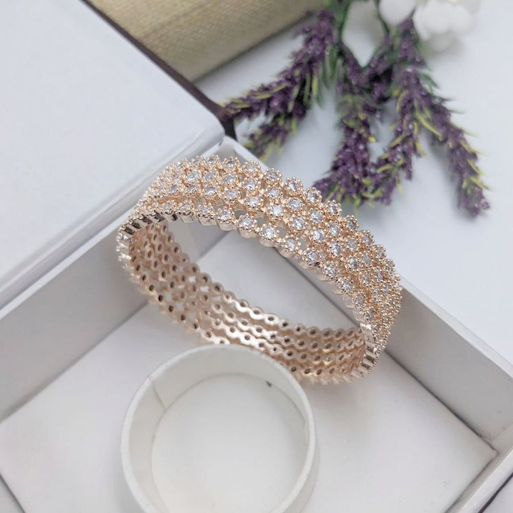 Kavita Art Festive Elegant Austrian Stone Bangles Set