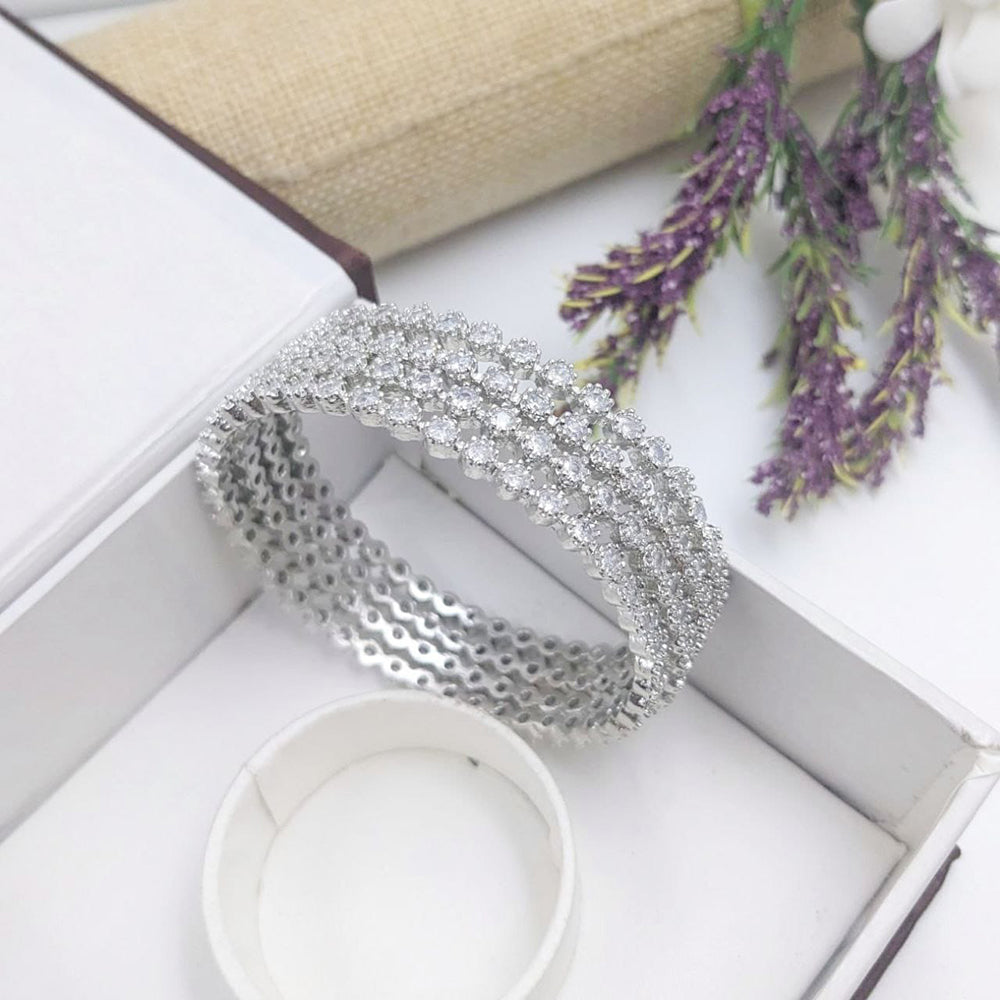 Kavita Art Festive Elegant Austrian Stone Bangles Set