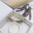 Kavita Art Festive Elegant Austrian Stone Bangles Set