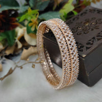 Kavita Art Festive Elegant Austrian Stone Bangles Set