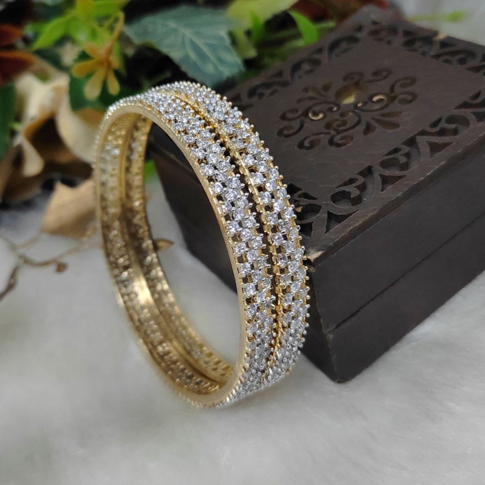Kavita Art Festive Elegant Austrian Stone Bangles Set