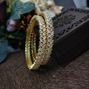 Kavita Art Handcrafted Glamour Crystal Stone Bangles Set