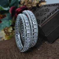 Kavita Art Festive Elegant Austrian Stone Bangles Set