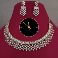 Kavita Art Elegant Crystal And Austrian Stone Necklace Set