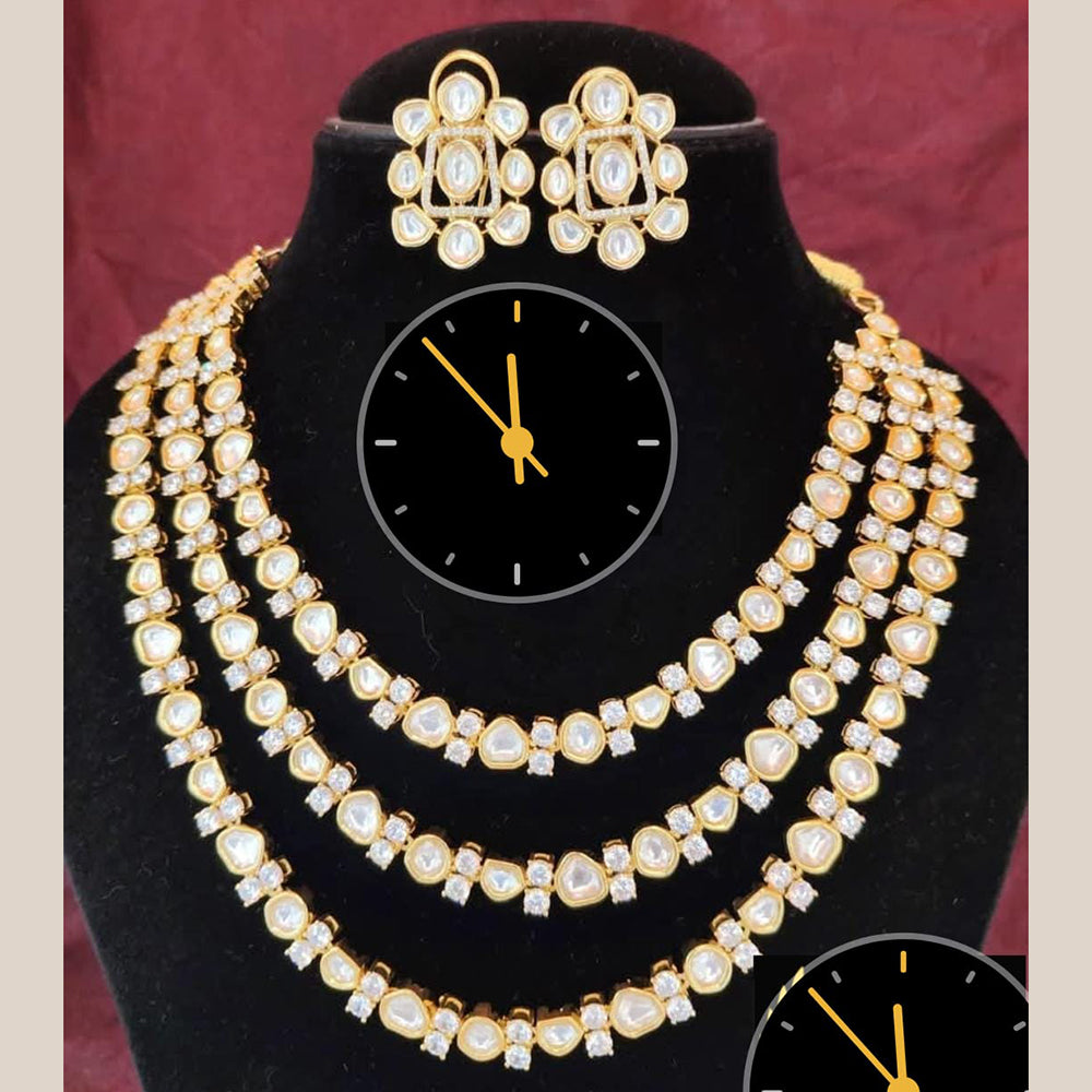 Kavita Art Elegant Crystal And Austrian Stone Necklace Set