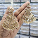 Kavita Art Ethnic Elegance Kundan Stone And Pearls Dangler Earrings