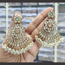 Kavita Art Ethnic Elegance Kundan Stone And Pearls Dangler Earrings