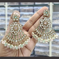 Kavita Art Ethnic Elegance Kundan Stone And Pearls Dangler Earrings