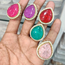 Kavita Art Glamorous Pota And Austrian Stone Statement Ring