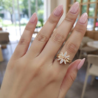 Kavita Art Glamorous Austrian Stone Statement Ring