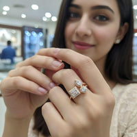 Kavita Art Glamorous Austrian Stone Statement Ring