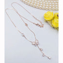 Kavita Art Elegant American Diamond Long Necklace