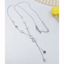 Kavita Art Elegant American Diamond Long Necklace