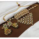 Kavita Art Premium Austrian Stone And Pearl Choker Necklace Set