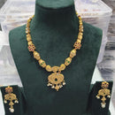 Kavita Art Classic Pota Stone And Pearl Embellished Necklace Set
