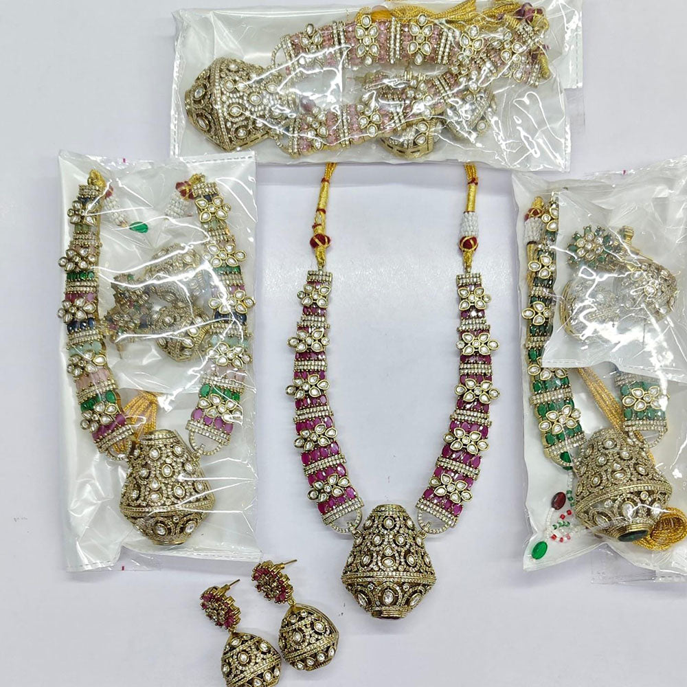 Kavita Art Royal Polki Kundan Stone Necklace Set