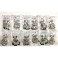 Kavita Art Royal Crystal Stone And Pearl Statement Dangler Earrings