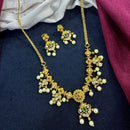 Kavita Art Royal Pota And Austrian Stone Pearl Statement Necklace Set