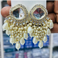 Kavita Art Luxury Kundan Stone And Pearl Ethnic Dangler Earrings