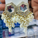 Kavita Art Luxury Kundan Stone And Pearl Ethnic Dangler Earrings