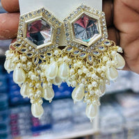 Kavita Art Luxury Kundan Stone And Pearl Ethnic Dangler Earrings