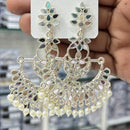 Kavita Art Royal Mirror Stone And Pearl Designer Earrings