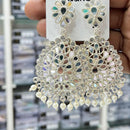 Kavita Art Royal Mirror Stone And Pearl Designer Earrings