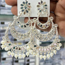 Kavita Art Royal Mirror Stone And Pearl Designer Earrings