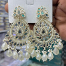 Kavita Art Royal Mirror Stone And Pearl Designer Earrings