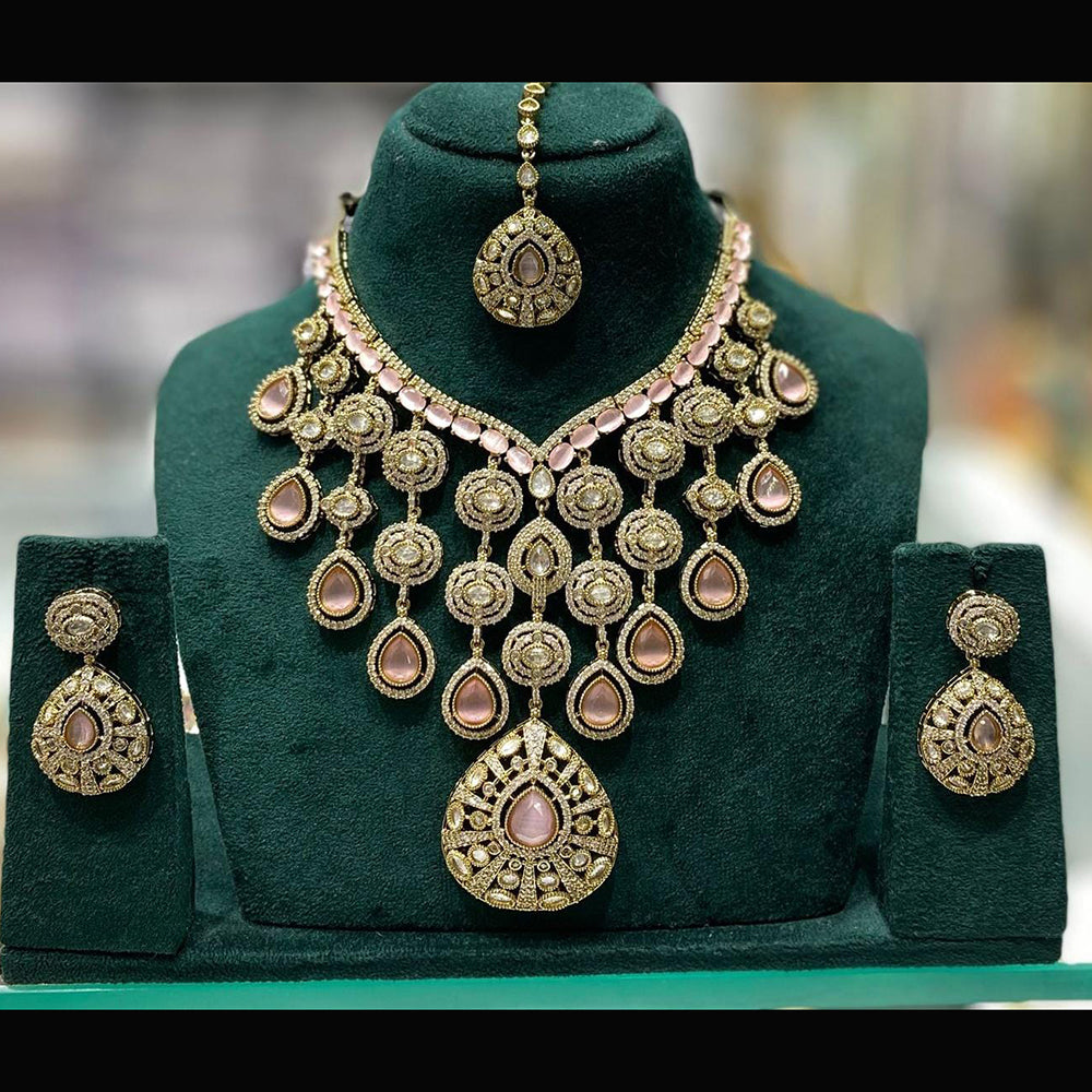 Kavita Art Royal Polki Kundan Stone Necklace Set