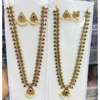 Kavita Art Heritage Pota And Austrian Stone Beads Necklace Set 