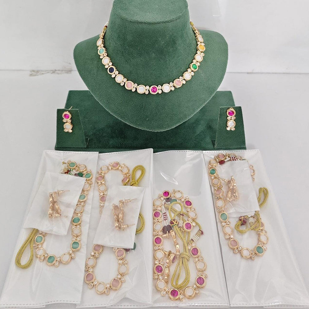 Kavita Art Glam Polki Kundan Heavy Necklace Set