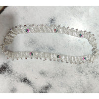 Kavita Art Elegant Rhodium Plated Ghungroo And Meenakari Designer Payal \ Anklet