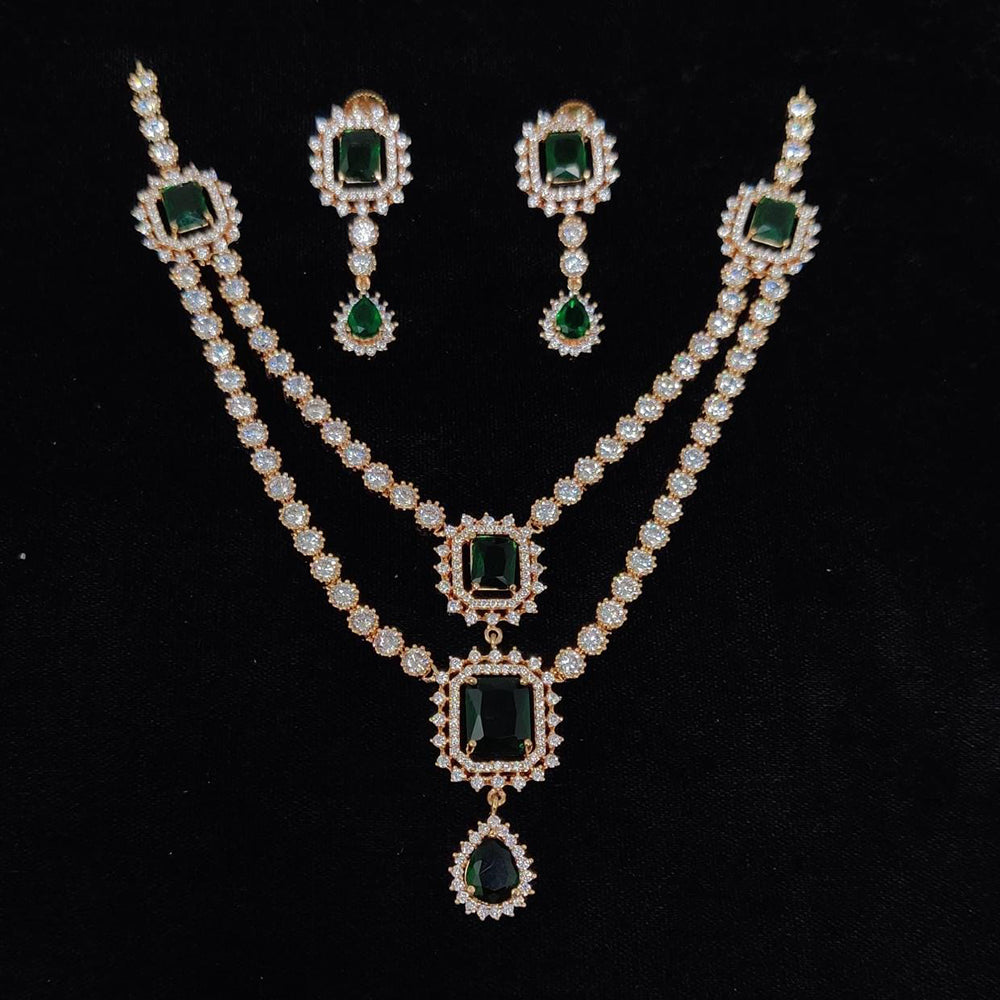 Kavita Art Designer American Daimond Necklace Set