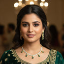 Kavita Art Crystal And Austrian Stone Elegant Party Wear Necklace Set