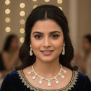 Kavita Art Crystal And Austrian Stone Elegant Party Wear Necklace Set