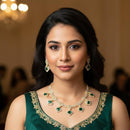 Kavita Art Crystal And Austrian Stone Elegant Party Wear Necklace Set