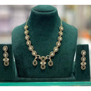 Kavita Art Premium Kundan Polki And Austrian Stone Necklace Set