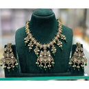 Kavita Art Premium Kundan Polki And Austrian Stone And Beads Necklace Set