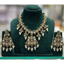 Kavita Art Premium Kundan Polki And Austrian Stone And Beads Necklace Set