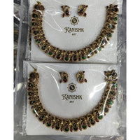 Kavita Art Heritage Pota Stone Necklace Set