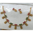 Kavita Art Heritage Pota Stone Necklace Set