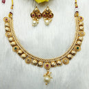 Kavita Art Heritage Pota Stone And Beads Necklace Set