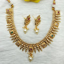 Kavita Art Heritage Pota Stone And Beads Necklace Set