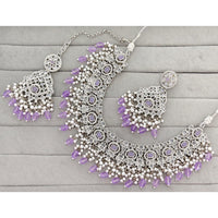 Kavita Art Crystal Stone Pearl And Beads Designer Necklace Set